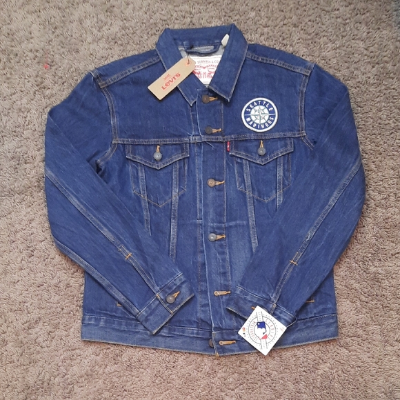 Levis Seattle Mariners Jean Jacket - Picture 1 of 6